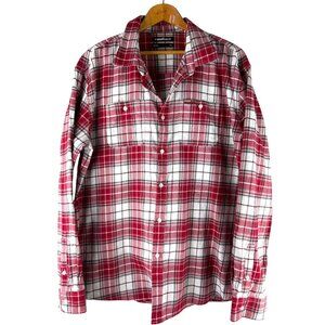 VTG Skater Grunge Ecko Unltd 2000's Plaid Button Down Shirt, Men's Size 2XL